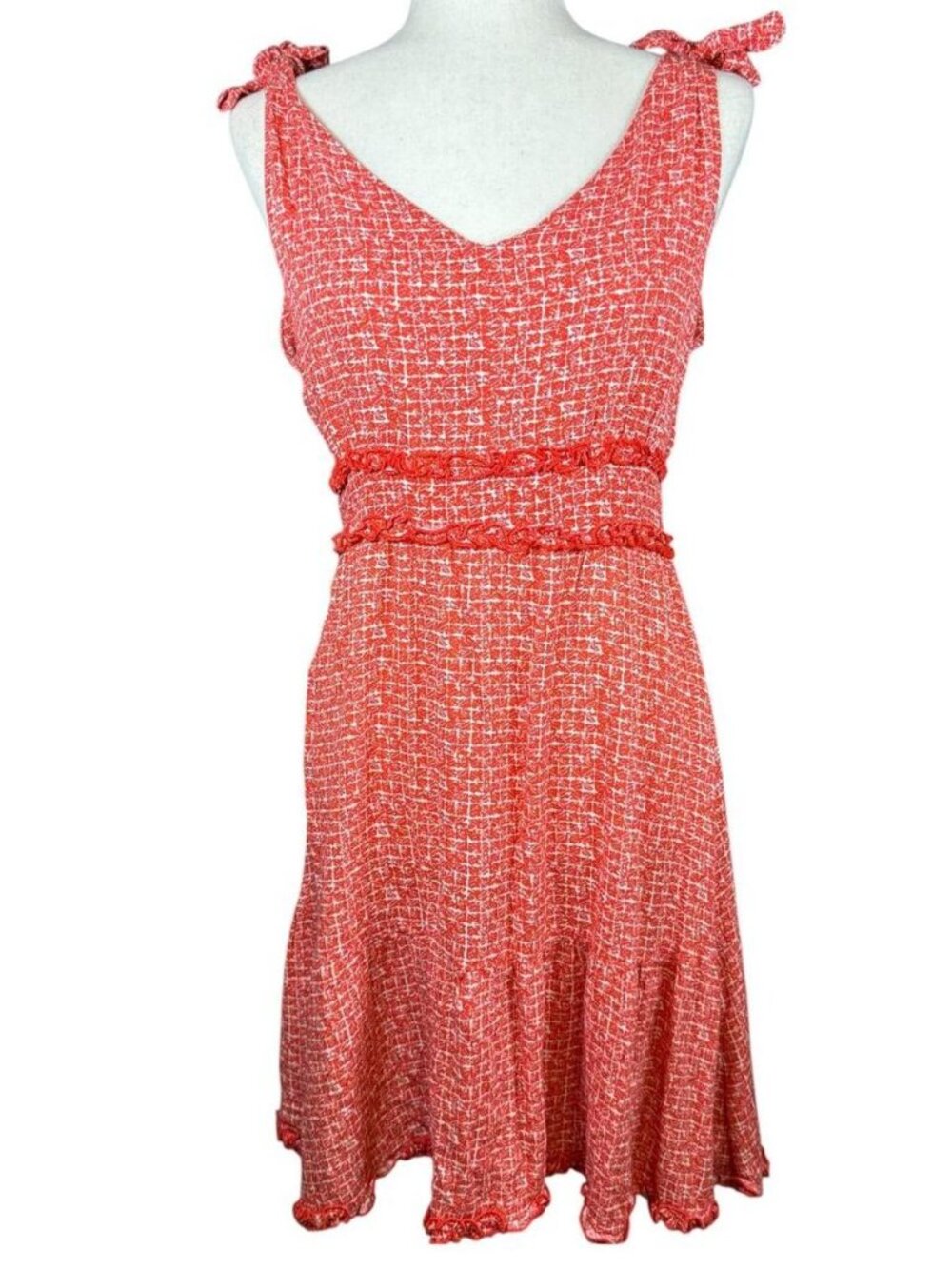 Shinestar Red Summer Dress
